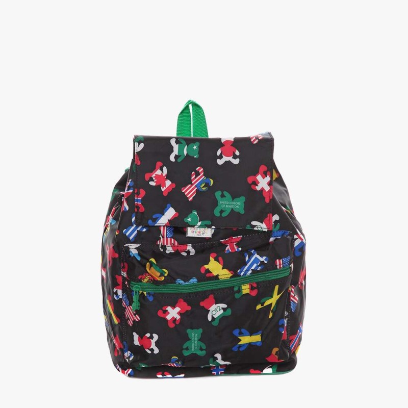 Benetton 333-15804, Σακίδιο Πλάτης, Μαύρο