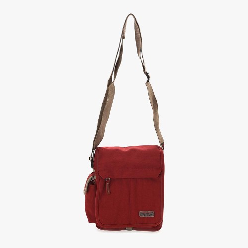 Karst 178-004, Τσαντάκι Χιαστί, Ύφασμα, Κόκκινο