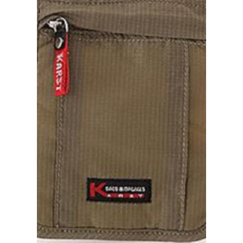 Karst 178-021-2, Τσαντάκι Χιαστί, Ύφασμα, Καφέ