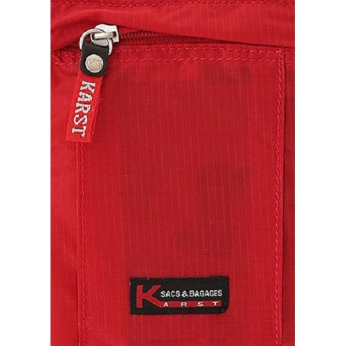 Karst 178-021-2, Τσαντάκι Χιαστί, Ύφασμα, Κόκκινο