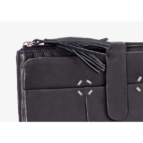 Bartuggi 521-1115, Δέρμα, Μαύρο 