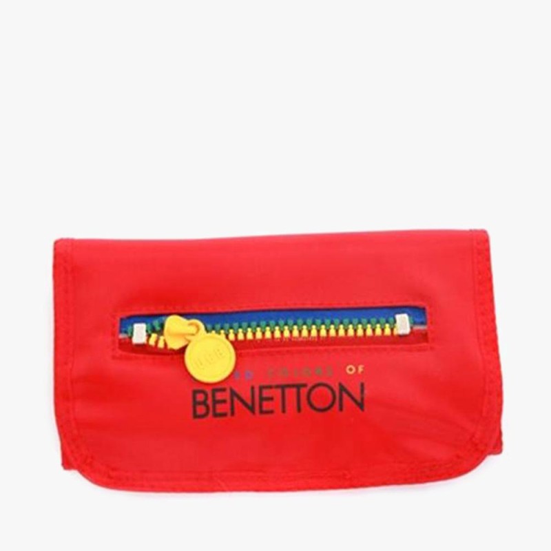 Benetton 333-17217, Παιδικό Πορτοφόλι, Ύφασμα, Κόκκινο
