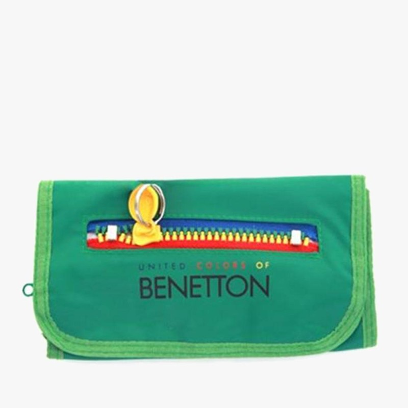 Benetton 333-17217, Παιδικό Πορτοφόλι, Ύφασμα, Πράσινο
