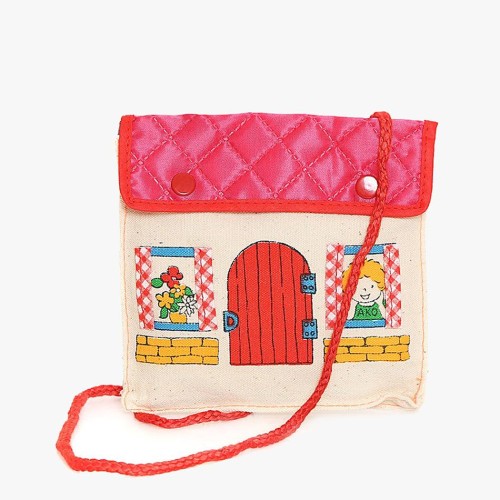 Bartuggi 012-6, Παδικό Πορτοφόλι, Ύφασμα, Κόκκινο