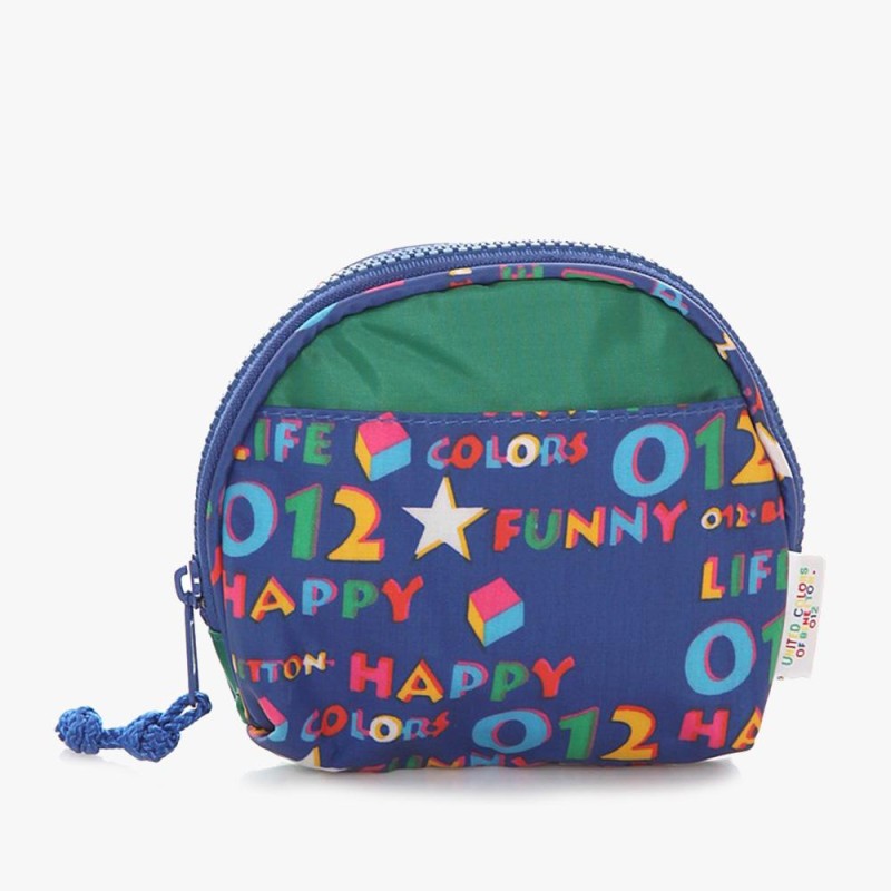 Benetton 333-38136, Παιδικό Πορτοφόλι, Ύφασμα, Πράσινο