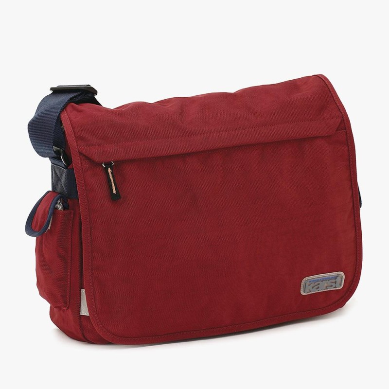 Karst 178-001, Σχολική Τσάντα Ταχυδρόμου, Κόκκινο