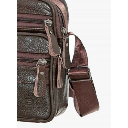 Bartuggi 718-110632, Τσάντα ταχυδρόμου, Δέρμα, Καφέ