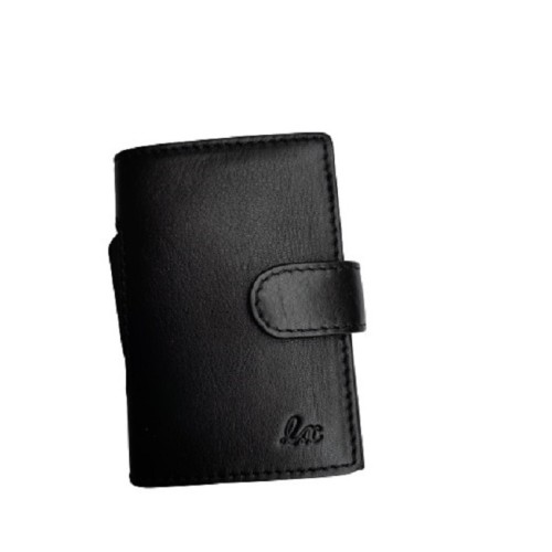 Luxus LX 50663, Καρτοθήκη, Δέρμα, Μαύρο