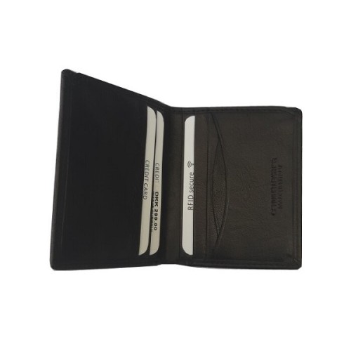 Hansson 6519, Καρτοθήκη, Δέρμα, Μαύρο 