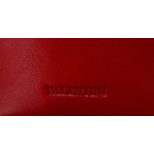 Valentini 1836P075, Καρτοθήκη, Δέρμα, Κόκκινο