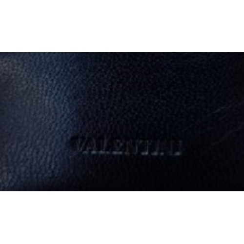 Valentini 1836P075, Καρτοθήκη, Δέρμα, Μαύρο 