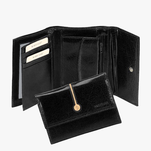 Bartuggi 191-07, Πορτοφόλι, Δερμάτινο, Μαύρο