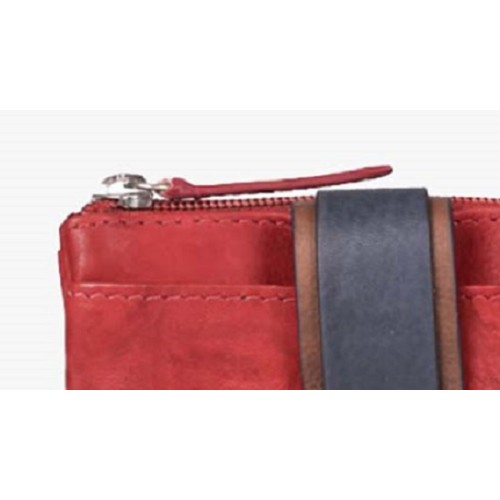 Bartuggi 521-7062, Πορτοφολάκι, Δέρμα, Κόκκινο