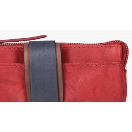 Bartuggi 521-7062, Πορτοφολάκι, Δέρμα, Κόκκινο