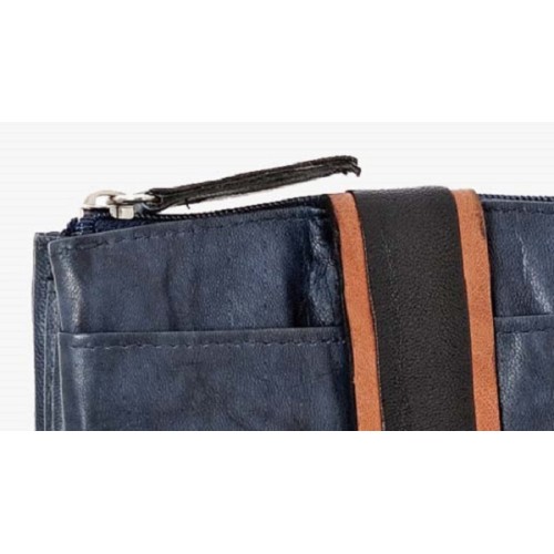 Bartuggi 521-7062, Πορτοφολάκι, Δέρμα, Μπλε