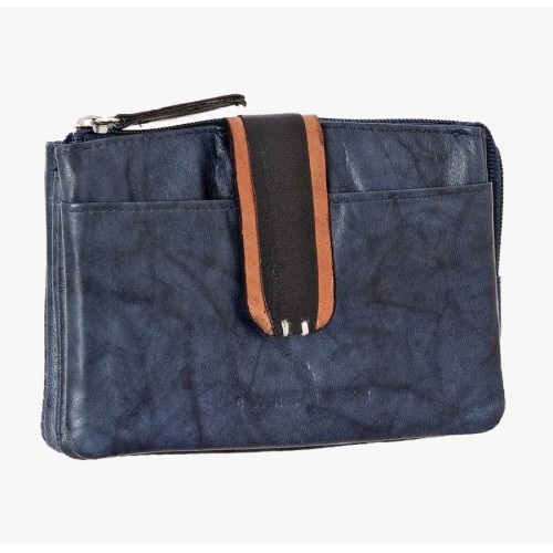 Bartuggi 521-7062, Πορτοφολάκι, Δέρμα, Μπλε