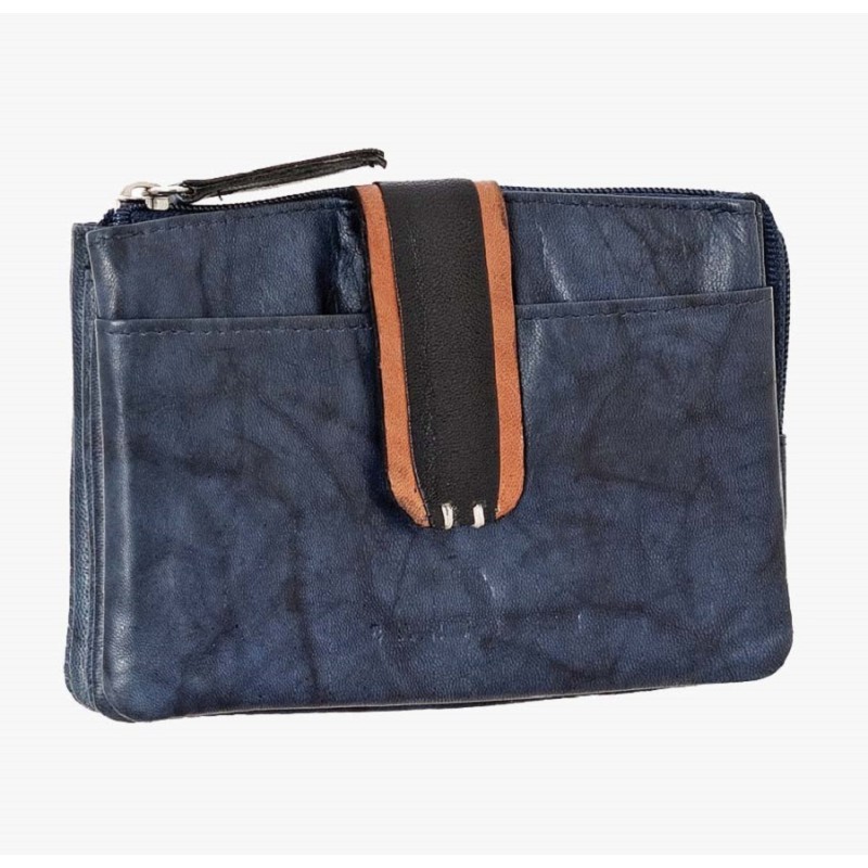 Bartuggi 521-7062, Πορτοφολάκι, Δέρμα, Μπλε