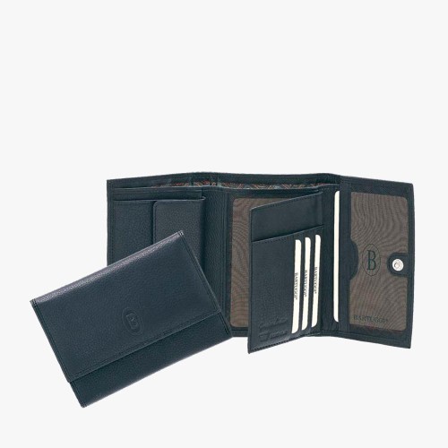 Bartuggi 312-101-3, Δερμάτινο, Μαύρο 