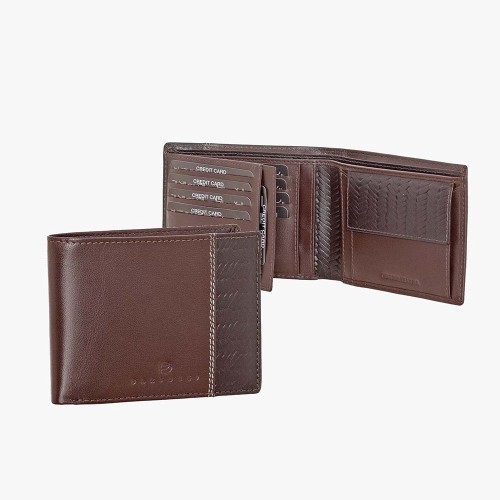 Bartuggi 521-9099, Πορτοφόλι, Δέρμα, Καφέ