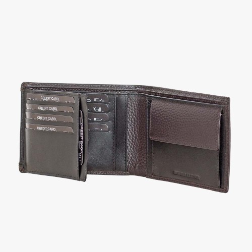 Bartuggi 521-9098, Πορτοφόλι, Δέρμα, Καφέ