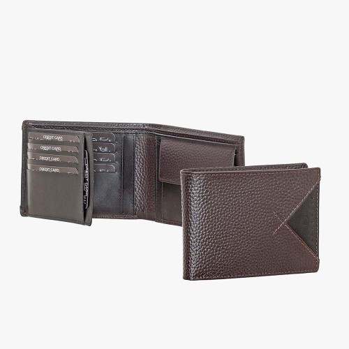 Bartuggi 521-9098, Πορτοφόλι, Δέρμα, Καφέ