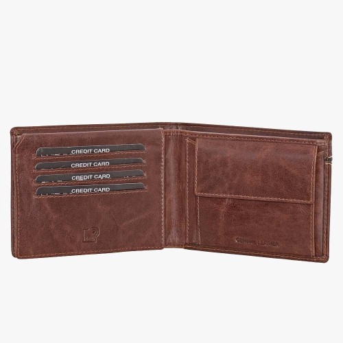 Bartuggi 521-1057, Πορτοφόλι, Δέρμα, Καφέ