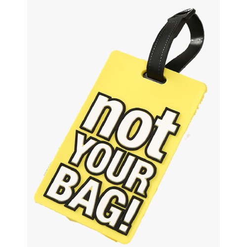 Bartuggi 718-060605, Ετικέτα κατόχου, Not your bag, Κίτρινο