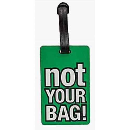 Bartuggi 718-060605, Ετικέτα κατόχου, Not your bag, Πράσινο