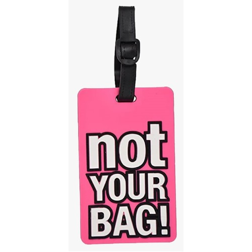 Bartuggi 718-060605, Ετικέτα κατόχου, Not your bag, Ροζ