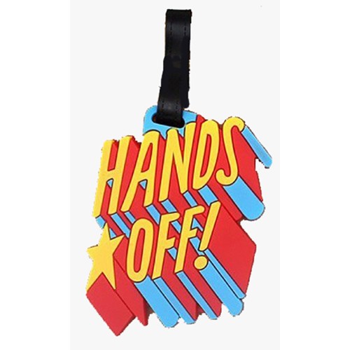 Bartuggi 718-060605, Ετικέτα κατόχου, Hands off, Κόκκινο