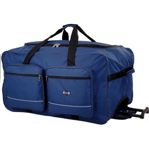 ORMI 0763, Ύφασμα, Πολύ Μεγάλος XXL 140L, Με ρόδες, Μπλε