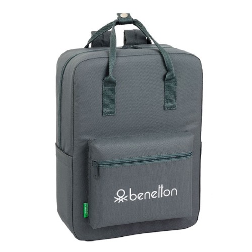 Safta 641963822 Benetton With Grip, Σακίδιο Πλάτης, Ύφασμα, Γκρι