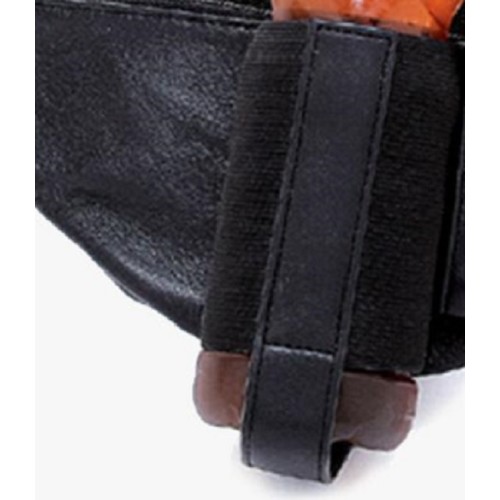 Bartuggi 185-15, Τσαντάκι Μέσης, Δέρμα, Μαύρο 