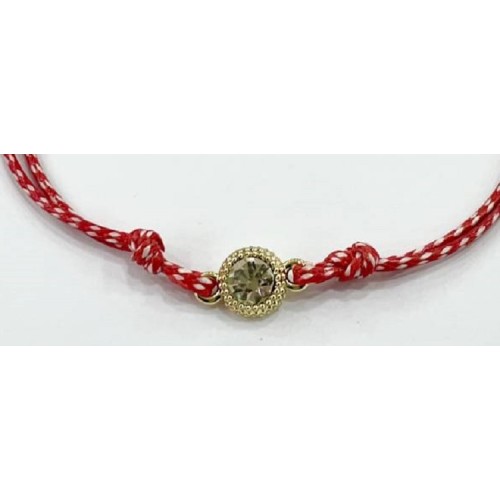 Kostibas 1539-63708, Μάρτης, Σχοινί, Χρυσό με στρας