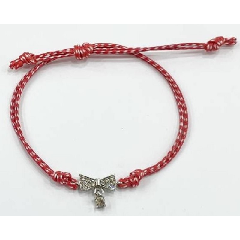 Kostibas 1539-63704, Μάρτης, Σχοινί, Ασημί φιόγκος