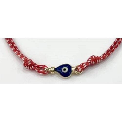 Kostibas 1539-63717, Μάρτης, Σχοινί, ΤΕ, Χρυσό με μπλε μάτι