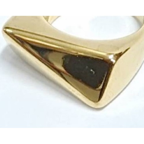 Kostibas 2513-342X, Δαχτυλίδι, Ατσάλι, Χρυσό