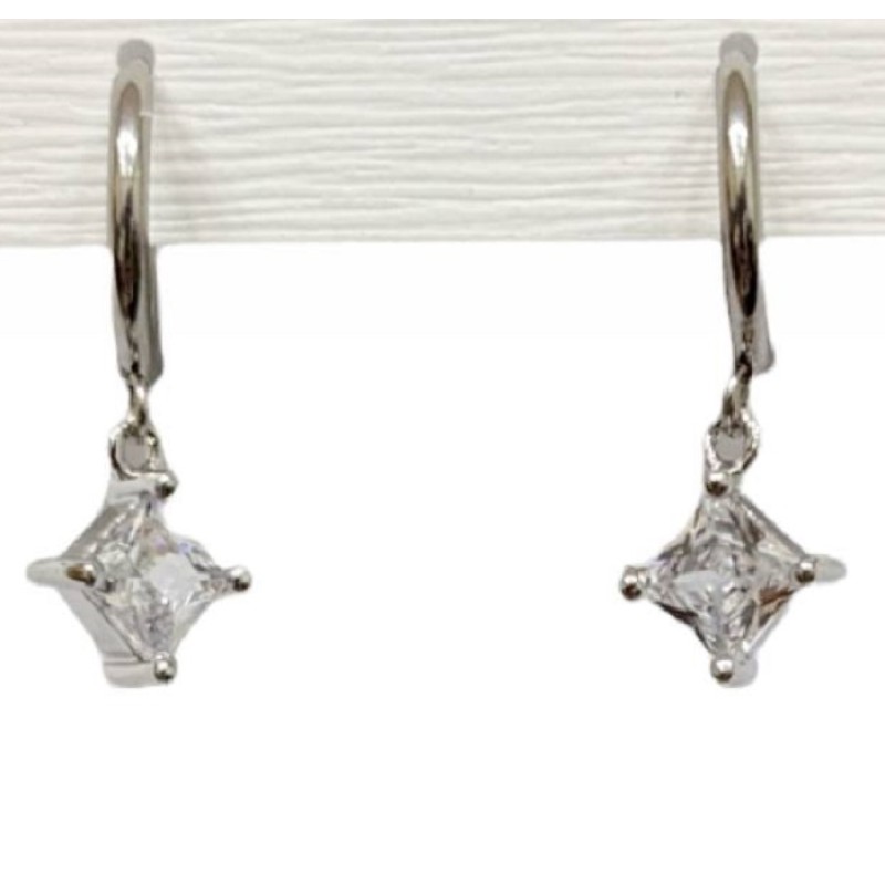 Kostibas 3113-771A4, Σκουλαρίκια, Ατσάλι, Κρίκοι, Λευκό