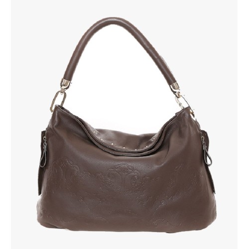 Ted Lapidus 615-7003, Ώμου/Καρπού, Δέρμα, Καφέ