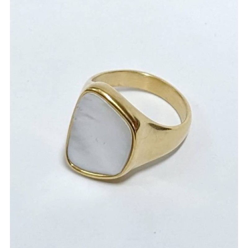 Kostibas 2513-371X, Δαχτυλίδι, Ατσάλι, Χρυσό