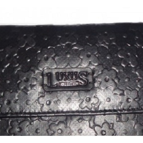 Luxus X 2351-3, Δερμάτινο, Μαύρο 