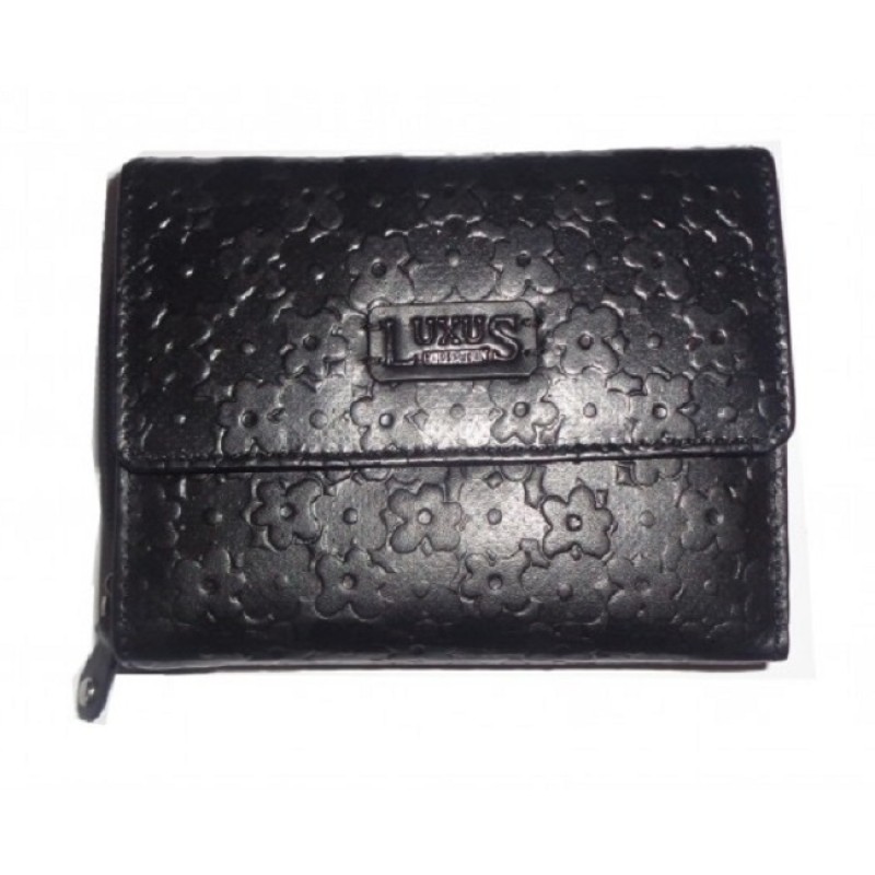 Luxus X 2351-3, Δερμάτινο, Μαύρο 