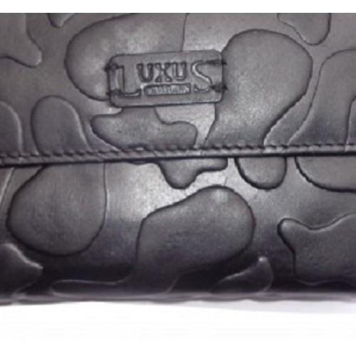 Luxus X 2351-1, Δερμάτινο, Μαύρο 