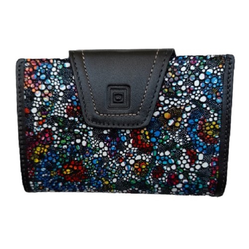 Luxus 40214, Δερμάτινο, Μωσαϊκό, Μαύρο