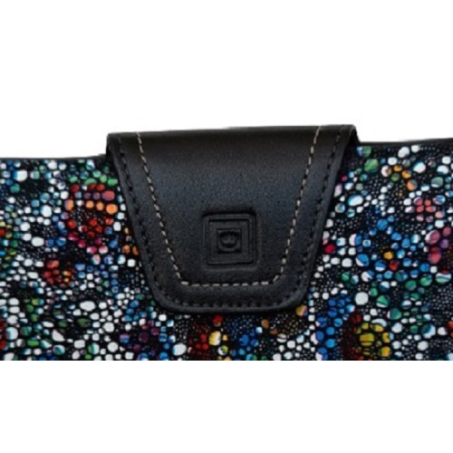 Luxus 40218, Δερμάτινο, Μωσαϊκό, Μαύρο 