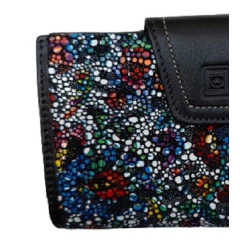 Luxus 40218, Δερμάτινο, Μωσαϊκό, Μαύρο 