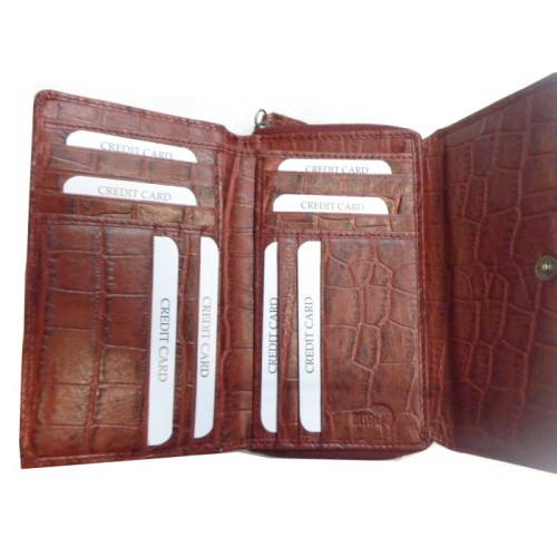 Luxus 8333, Δερμάτινο, Croco, Μπορντό 