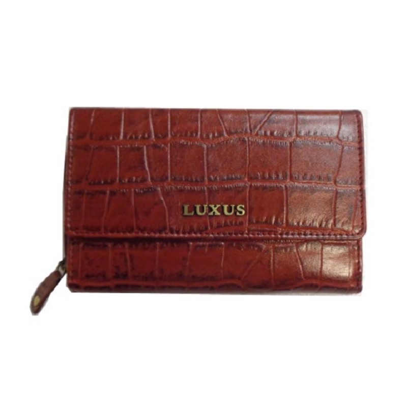 Luxus 8333, Δερμάτινο, Croco, Μπορντό 