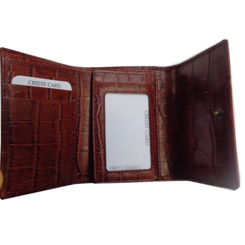 Luxus 8324, Δερμάτινο, Croco, Μπορντό 