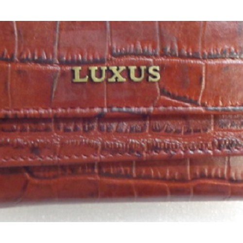 Luxus 8324, Δερμάτινο, Croco, Μπορντό 